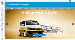 Desktop Screenshot of barramundivolkswagen.com.au